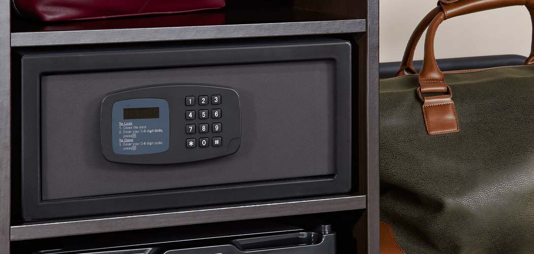 Hotel safes for guest bedrooms