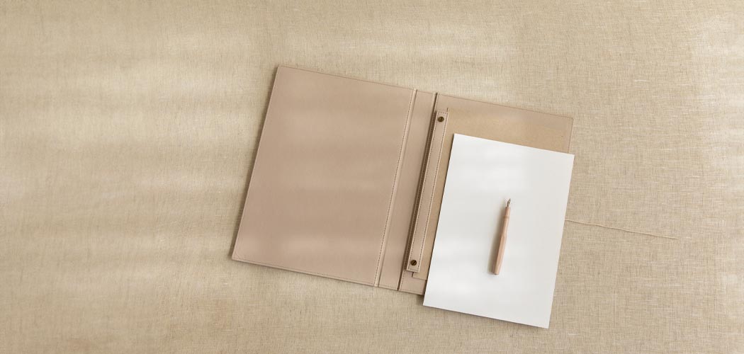 Bentley desk accessories featuring guest directories