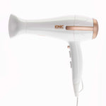Northmace Avantgarde hairdryer in white with rose gold features