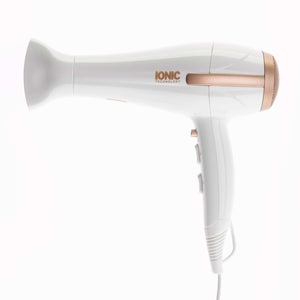 Northmace Avantgarde hairdryer in white with rose gold features