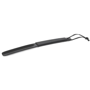 Bentley Falster shoe horn in black wood with leather handle