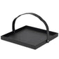 Bentley Flores turndown tray black leather angled
