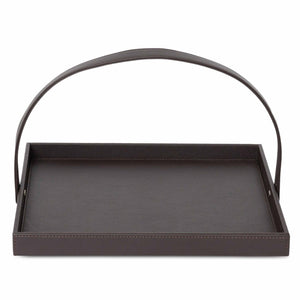 Bentley Flores turndown tray in black leather