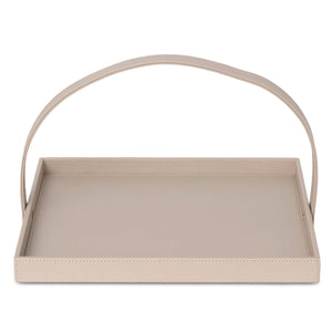 Bentley Flores turndown tray in natural leather