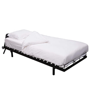 Bentley Jade full size rollaway upright hotel bed with bedding