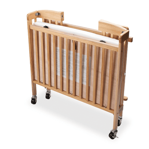 Bentley Limea Safe Foldable Wooden Baby Cot, Natural