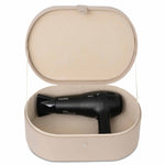 Bentley Nevis PU leather hairdryer storage box, natural