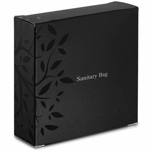 Paper Sanitary Bag in Black Box Case 100