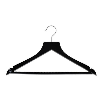 Black Wishbone Hangers (Case of 50)