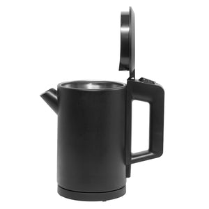 Corby canterbury kettle 1 litre black with open lid