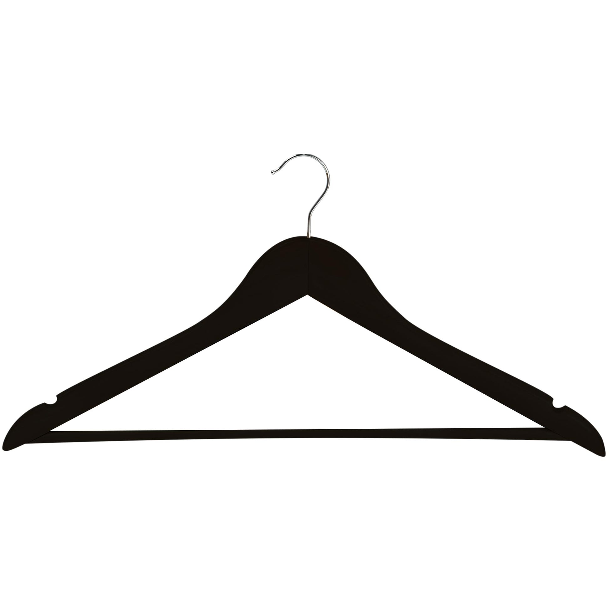 Corby Chelsea guest hanger in black wood with chrome hook
