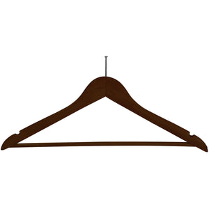 Corby Chelsea guest hanger in dark wood with security pin