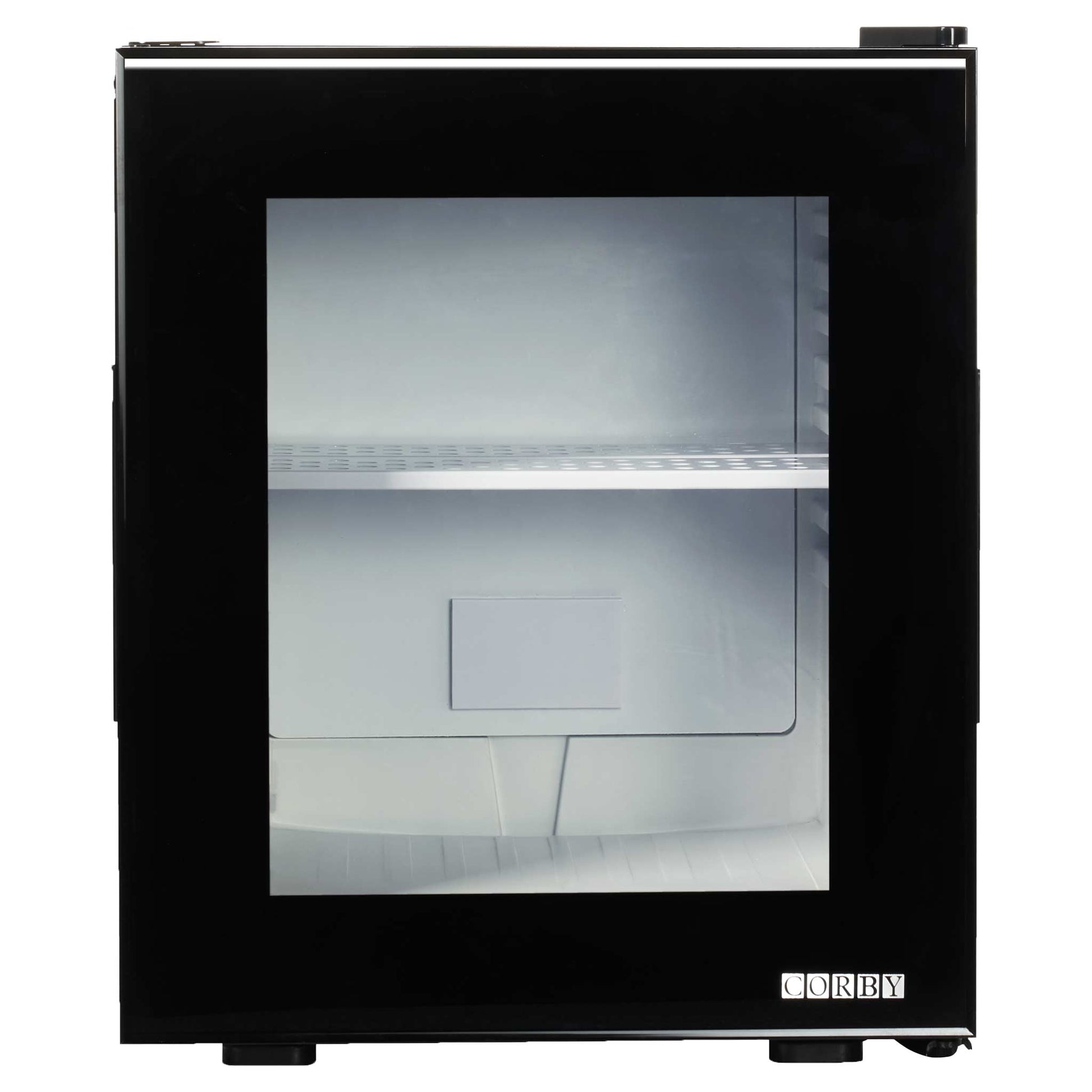 Corby of Windsor Eton 20 litre minibar with glass door front view