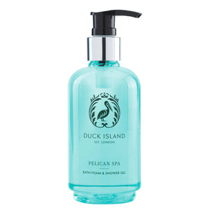 Duck Island Pelican Spa bath and shower gel in 250ml pump dispenser bottle