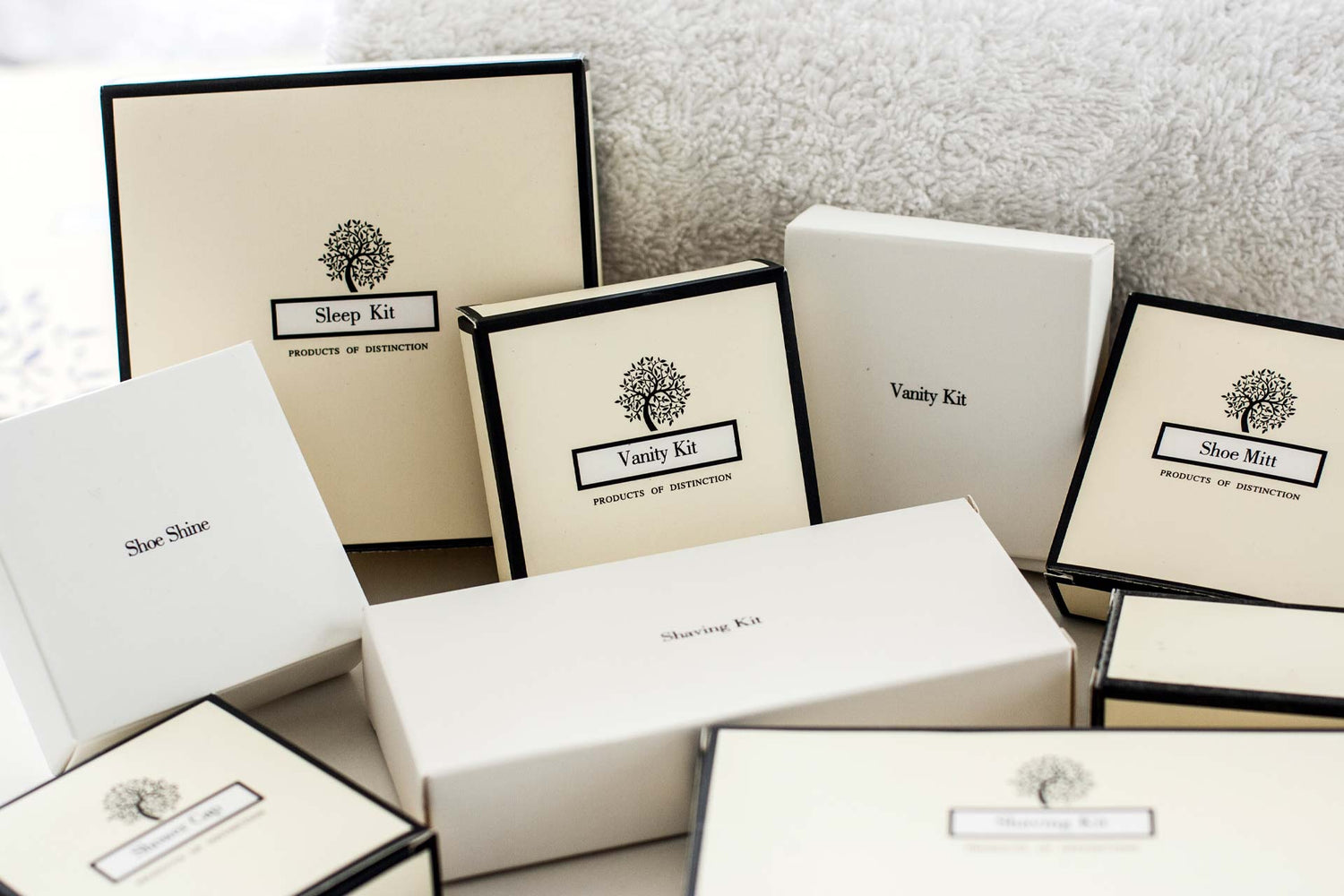 Hotel guest amenities and accessories collection