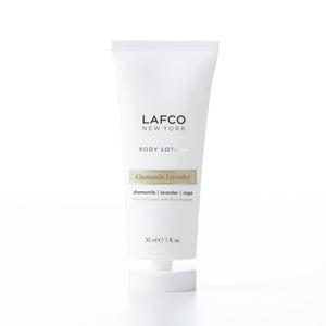Lafco New York chamomile lavender body lotion in 30ml tube