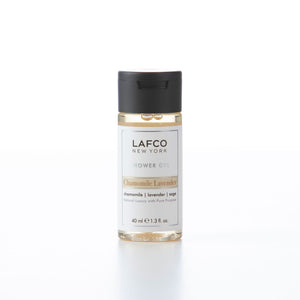 Lafco New York chamomile lavender shower gel in miniature 40ml bottle