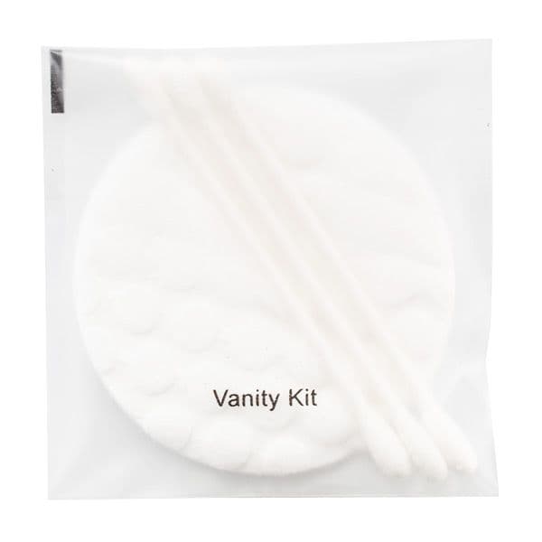 Organic vanity kit in sachet, case of 500