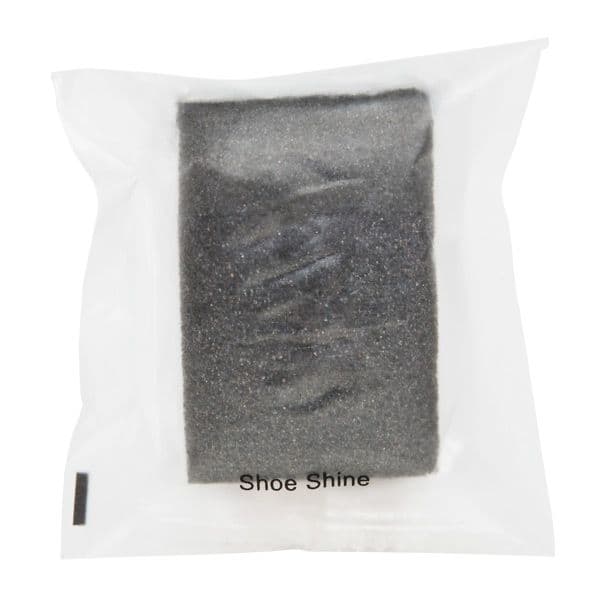 Shoe shine sponge in sachet, case of 100