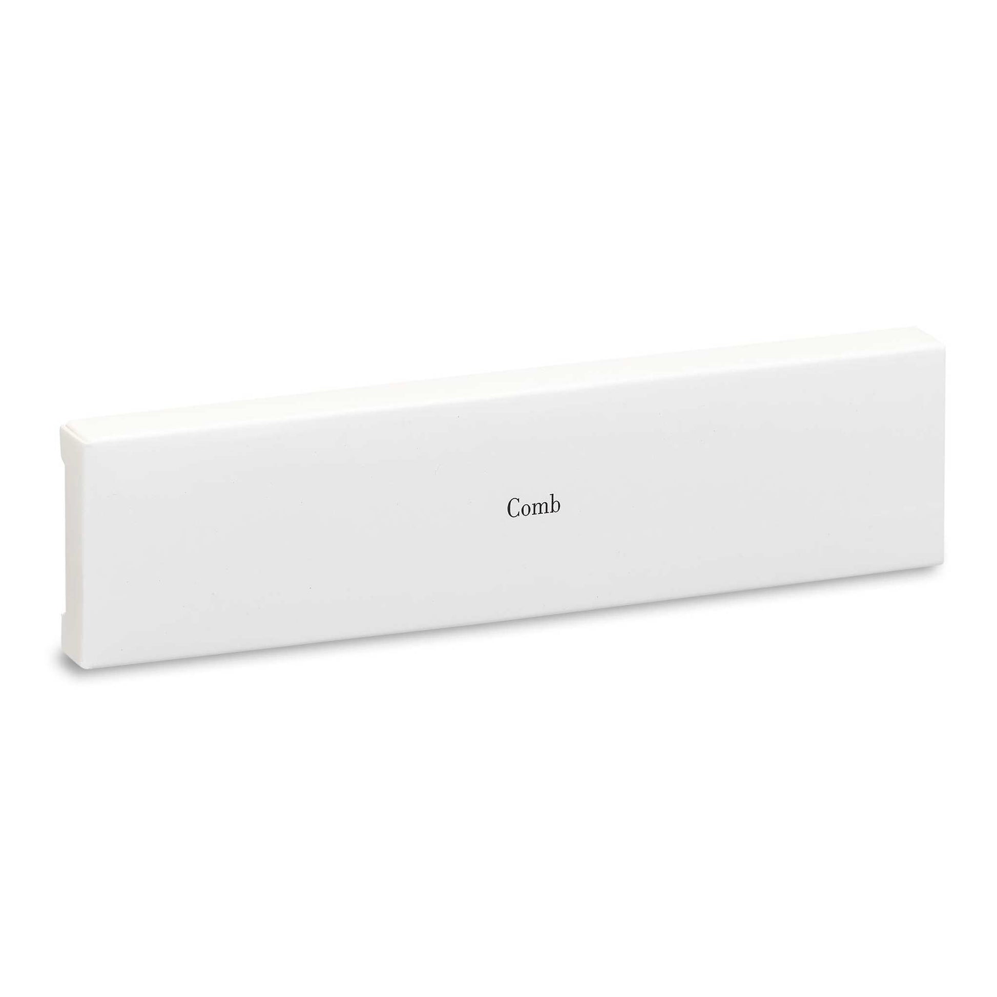 White box comb, hotel guest amenities