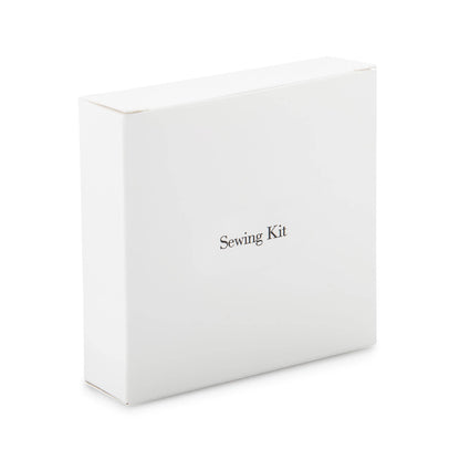 White box sewing kits, hotel guest amenities