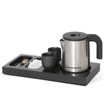 Bentley Xanthic small matt black welcome tray with kettle