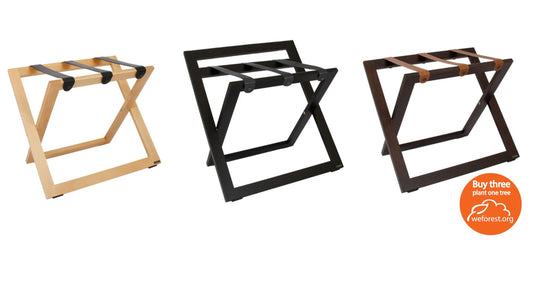 Introducing Guest-Friendly and Eco-Friendly Compact Wooden Luggage Racks for Hotels