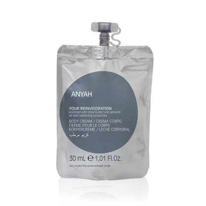 Anyah body lotion in 30ml silver doypack