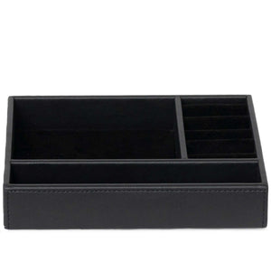 Bentley Andros black jewellery tray with jewellery cushions