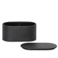 Bentley black leather Bahia amenity box with lid off