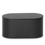 Bentley Bahia leather amenity box in black with lid on