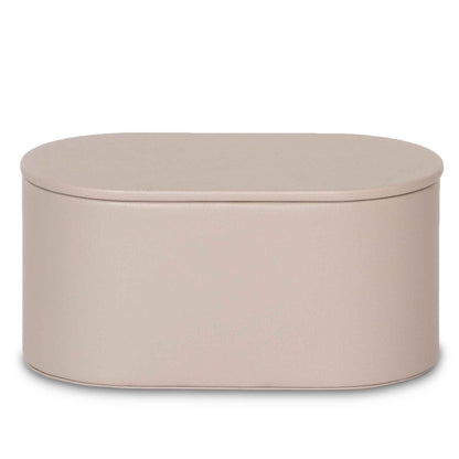 Bentley Bahia amenity box in natural leather with the lid on