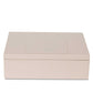 Bentley Capri natural PU leather laundry box closed