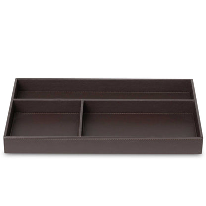 Bentley Cebu wardrobe organiser in brown leather