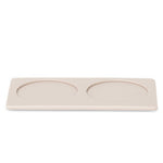 Bentley Cres natural leather coaster tray