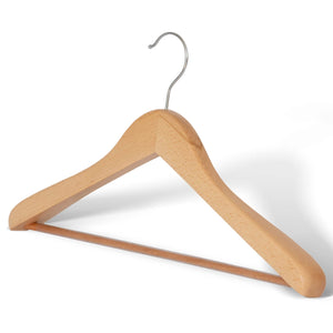 Bentley Edward Suit Hangers, Natural Wood (Case of 24)