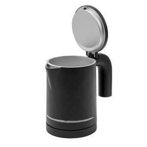 Bentley Halo kettle in matt black with open lid