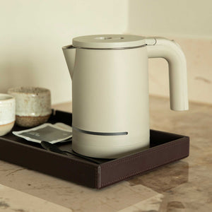 Bentley Halo Double Wall Kettle 0.6L - Natural Beige