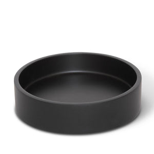 Bentley Ibu black round amenity tray in small size
