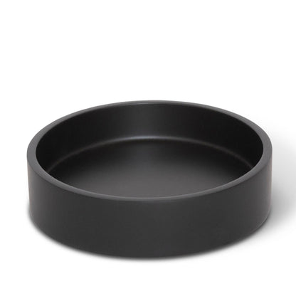 Bentley Ibu black round amenity tray in small size