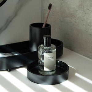 Bentley black Ibu small amenity tray lifestyle