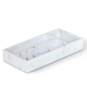 Bentley Europe Ipala hotel bedroom amenity tray in white marbel