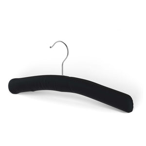 Bentley Kensington Satin Hangers - Black (Case of 100)