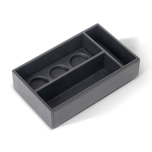 Black leather Bentley Bromo condiment box