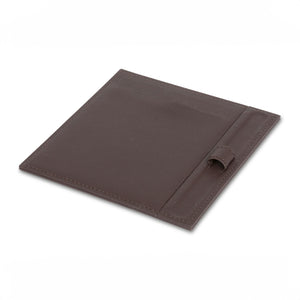 Bentley Augustine leather notepad holder in brown