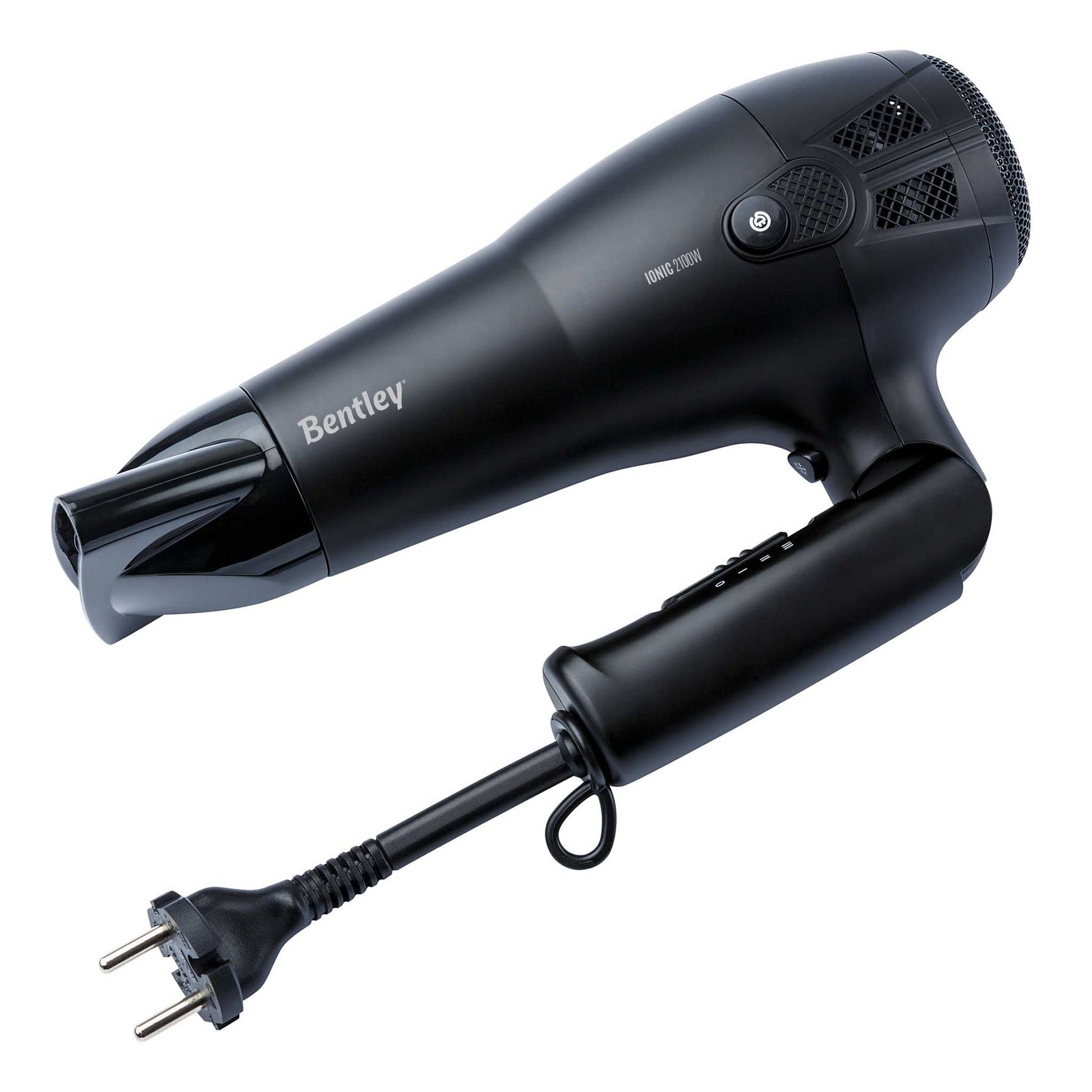 Hotel hairdryer with handle folded, Bentley Levante