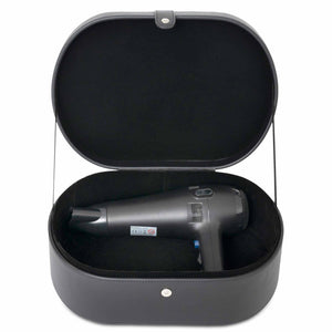 Bentley Nevis PU leather hairdryer storage box, black 