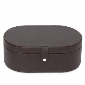 Bentley Nevis PU Leather Hairdryer Storage Box, Brown (Case of 8)