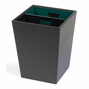 Bentley Palma bin in black leatherette