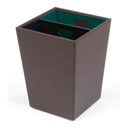 Bentley Palma bin in brown PU leather